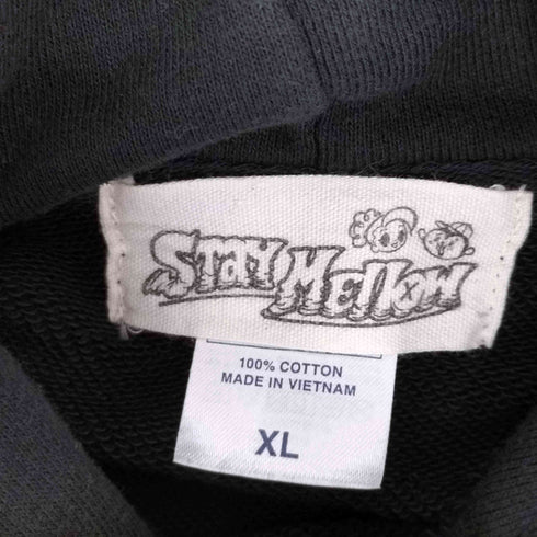 STAYMELLOW ロゴプリントスウェットプルパーカー メンズ JPN:XL