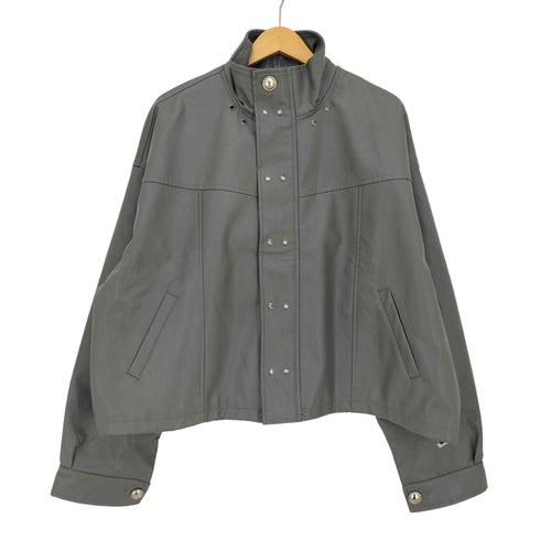 LOWELL Eyelet Cropped Leather Jacket メンズ