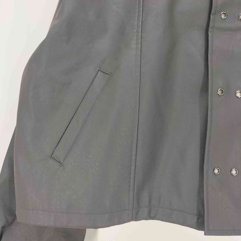 LOWELL Eyelet Cropped Leather Jacket メンズ