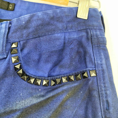 シヴァーライズ CIVARIZE 顔料ヒゲ加工 デニムパンツ スタッズ メンズ 42
