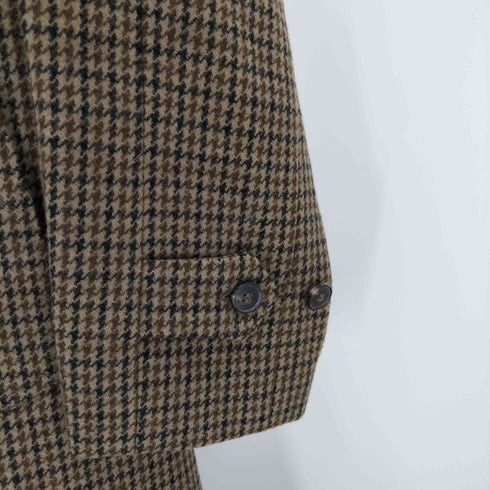 マッキントッシュ Mackintosh 英国製 ハングトゥース 千鳥格子 ウール ステンカラー コート メンズ UK:34