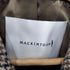 マッキントッシュ Mackintosh 英国製 ハングトゥース 千鳥格子 ウール ステンカラー コート メンズ UK:34