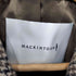 マッキントッシュ Mackintosh 英国製 ハングトゥース 千鳥格子 ウール ステンカラー コート メンズ UK:34