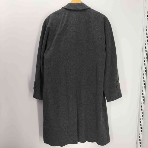 トロージャン trojan BRITISH カシミア 55% 混紡 ウール バルマカーン ステンカラー ロング コート 比翼 メンズ