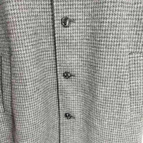 レイジブルー RAGEBLUE WOOLLYTEC 千鳥格子 ハウンドトゥース バルマカーン ステンカラー ロング コート メンズ JPN:M