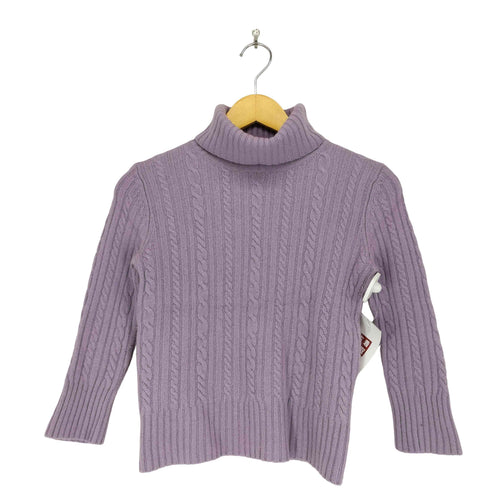 アンクライン ANNE KLEIN cashmere カシミヤ混ケーブルニット レディース M