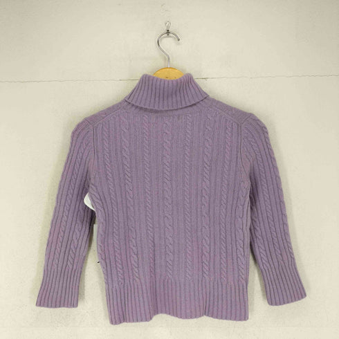 アンクライン ANNE KLEIN cashmere カシミヤ混ケーブルニット レディース M
