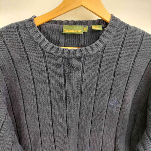 ティンバーランド Timberland 90S ロゴ刺繍 コットン リブ ニット メンズ import:XS