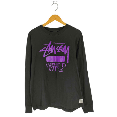 ステューシー Stussy WORLD WIDE プリント クルーネックTシャツ メンズ import:XL