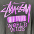 ステューシー Stussy WORLD WIDE プリント クルーネックTシャツ メンズ import:XL