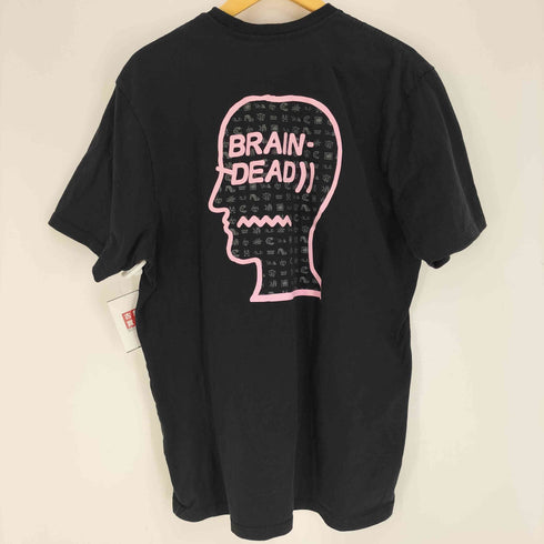ブレインデッド BRAIN DEAD コラボ PRIN T-SHIRT プリント Tシャツ メンズ import:XL