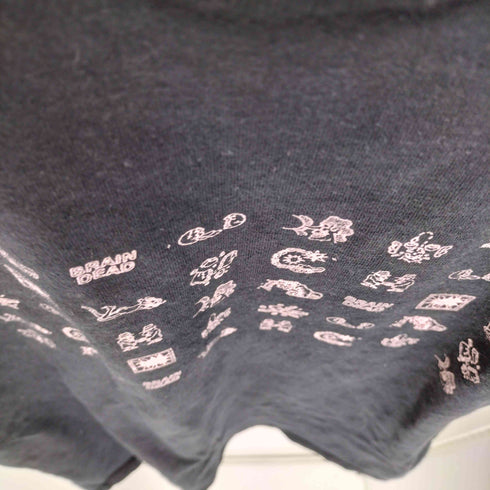 ブレインデッド BRAIN DEAD コラボ PRIN T-SHIRT プリント Tシャツ メンズ import:XL