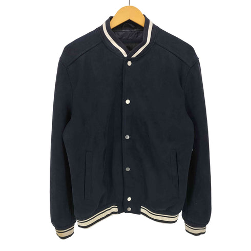 ザラ ZARA Faux Suede BASEBALL JACKET フェイク スエード ベースボール ジャケット メンズ import:L