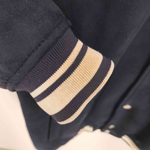 ザラ ZARA Faux Suede BASEBALL JACKET フェイク スエード ベースボール ジャケット メンズ import:L