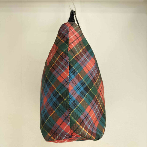 ヴィヴィアンウエストウッド Vivienne Westwood ナイロン ハンドレザー チェック トートバック レディース