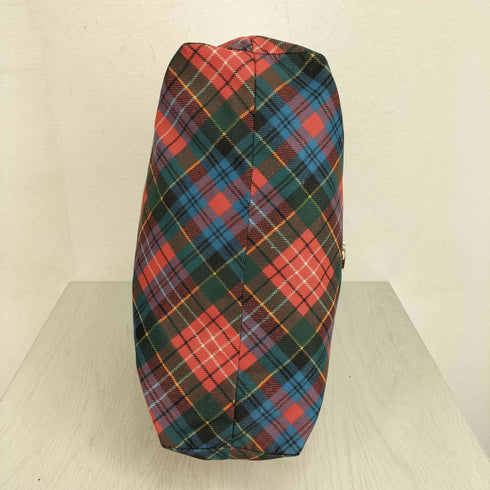 ヴィヴィアンウエストウッド Vivienne Westwood ナイロン ハンドレザー チェック トートバック レディース