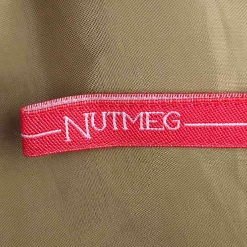 ナツメグ NUTMEG アンゴラウール バイカラー ハイネック ジャケット レディース JPN:38