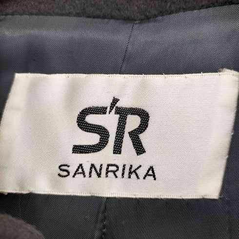 SANRIKA pure cashmere カシミヤ100スタンドカラーコート レディース 9