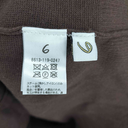 ロクビューティーアンドユースユナイテッドアローズ 6 BEAUTY & YOUTH UNITED ARROWS 24AW コットン ウール タートルネック ニット プルオーバー レディース FREE