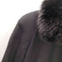 ピュア カシミヤ pure cashmere PURE CASHMERE 100% & Real Fur Balmacaan Coat ピュア カシミア 100% 襟リアルファー バルマカーン ステンカラー ロング コート 比翼 レディース 9