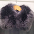 ピュア カシミヤ pure cashmere PURE CASHMERE 100% & Real Fur Balmacaan Coat ピュア カシミア 100% 襟リアルファー バルマカーン ステンカラー ロング コート 比翼 レディース 9