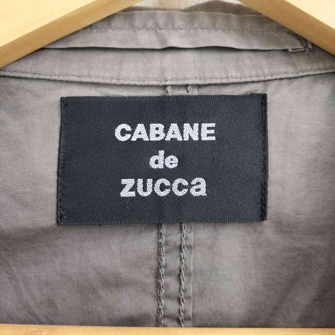 カバンドズッカ CABANE de ZUCCa コットン混 ポリ 製品染め 2B テーラードジャケット メンズ JPN:S