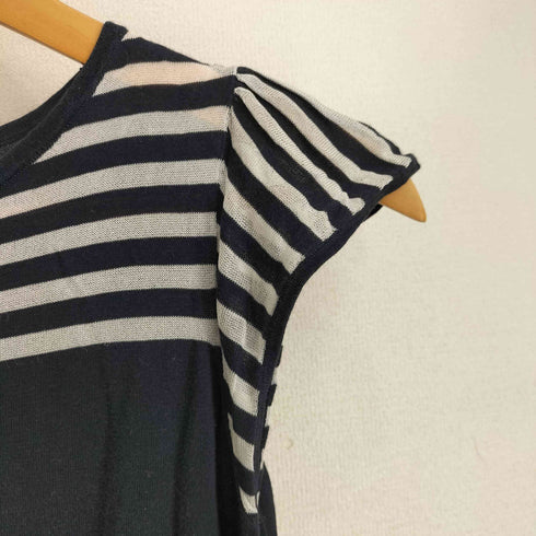 マッキントッシュフィロソフィー MACKINTOSH PHILOSOPHY ボーダー切替 ブラウス レディース 38