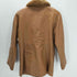 LAMB LEATHER & Real Fur Balmacaan Long Coat 羊革 ラムレザー 襟リアルファー バルマカーン ステンカラー ロング コート キャメル レディース 9
