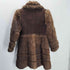 Real Fur 100% & Real Leather Tiered Mouton Long Coat リアルファー 100% & 本革 リアルレザー 切替え 装飾 ティアード ムートン ロング コート レディース 9