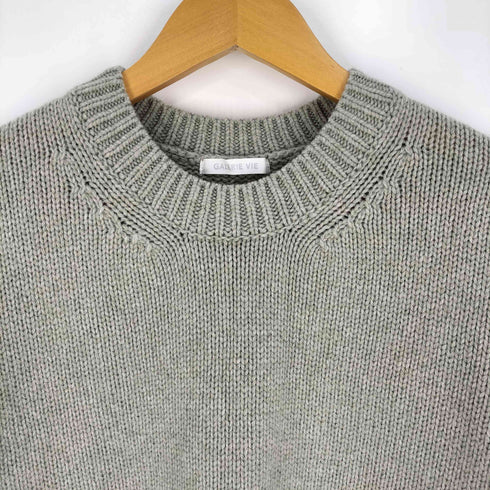 ギャルリーヴィー GALERIE VIE 23AW ファインウール クルーネックプルオーバー レディース import:S