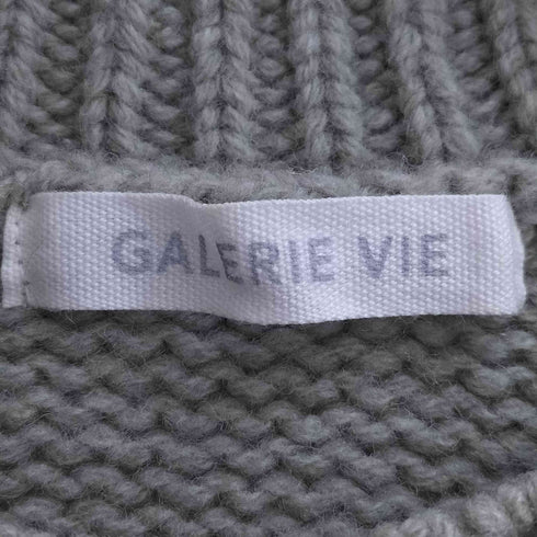 ギャルリーヴィー GALERIE VIE 23AW ファインウール クルーネックプルオーバー レディース import:S