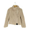 prideglide rabbit fur ラビットファーダブルライダースジャケット レディース 36