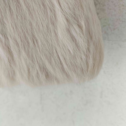 prideglide rabbit fur ラビットファーダブルライダースジャケット レディース 36