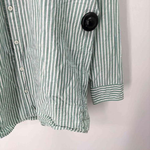 ヴィヴィアンウエストウッドマン Vivienne Westwood MAN オーブ刺繍 ストライプ柄 コットン L/S レギュラーカラー シャツ メンズ