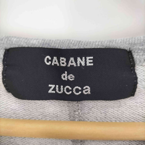 カバンドズッカ CABANE de ZUCCa 裏地パイル ラグランスリーブ スウェット Tシャツ レディース JPN:M