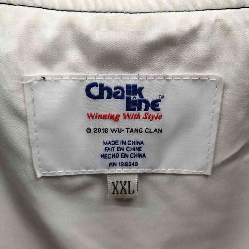 チョークライン Chalk Line ヒップホップクルー 背面 グラフィック ナイロンスタジャン メンズ import:XXL