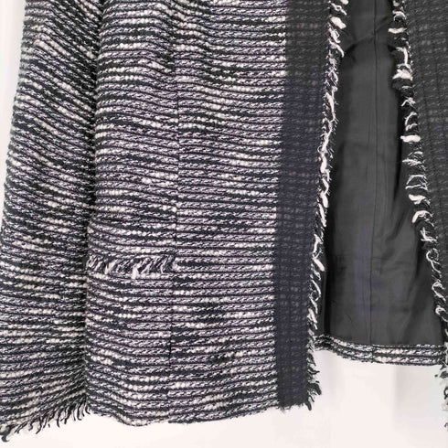 アナイ ANAYI ラメツイード ノーカラージャケット レディース JPN:38