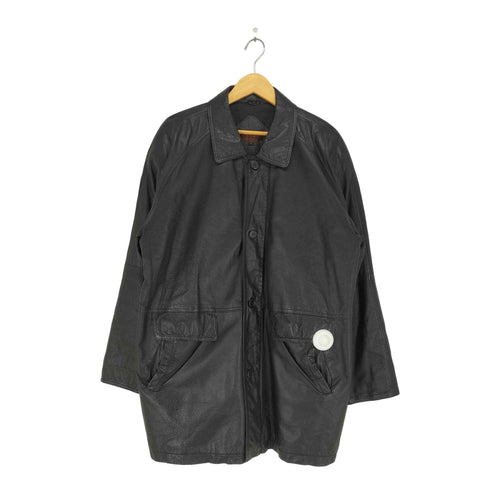 ロッチ ROCHI pig leather ピッグレザーカーコート メンズ LL