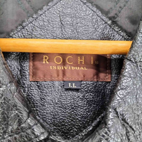 ロッチ ROCHI pig leather ピッグレザーカーコート メンズ LL