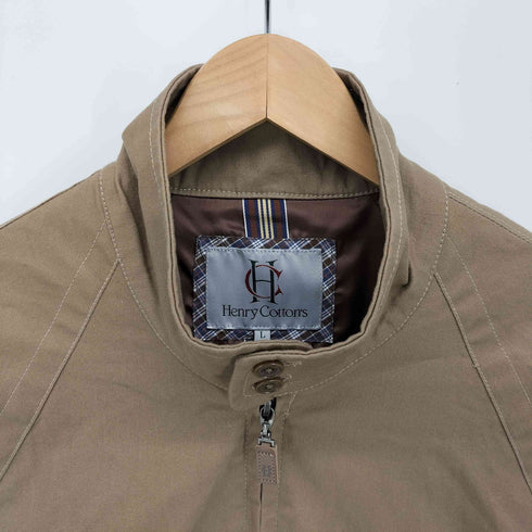 ヘンリーコットンズ Henry Cottons ロゴ刺繍 スイングトップ メンズ import:L
