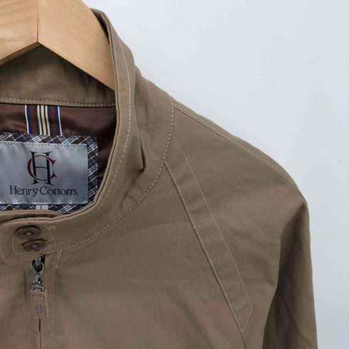 ヘンリーコットンズ Henry Cottons ロゴ刺繍 スイングトップ メンズ import:L