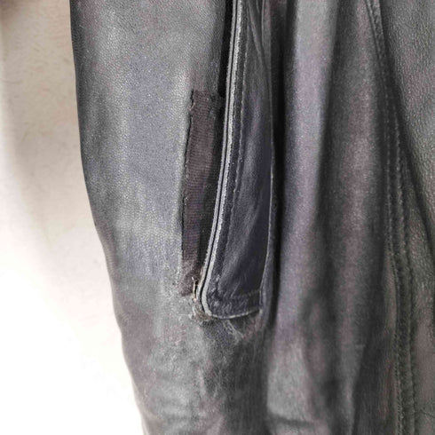 ハラジュクマザー HARAJUKU MOTHER lamb leather ラムレザーカーコート メンズ L