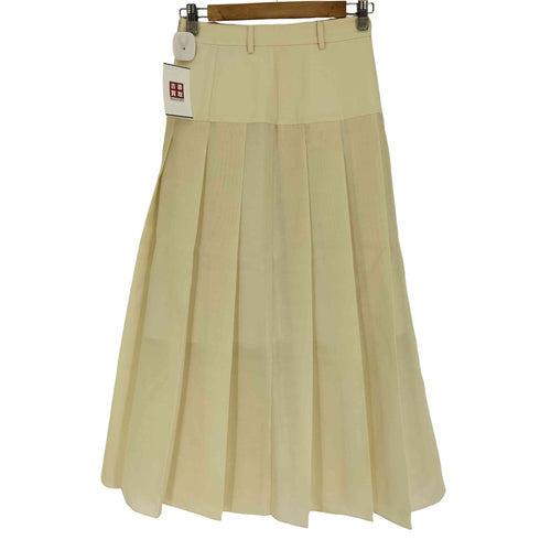 アダムエロペ Adam et Rope 25SS シアーオーガンジープリーツスカート レディース JPN:36