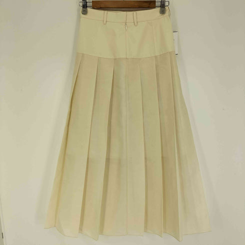 アダムエロペ Adam et Rope 25SS シアーオーガンジープリーツスカート レディース JPN:36