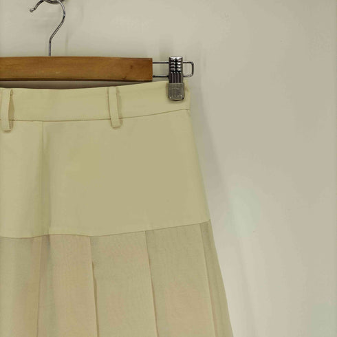 アダムエロペ Adam et Rope 25SS シアーオーガンジープリーツスカート レディース JPN:36