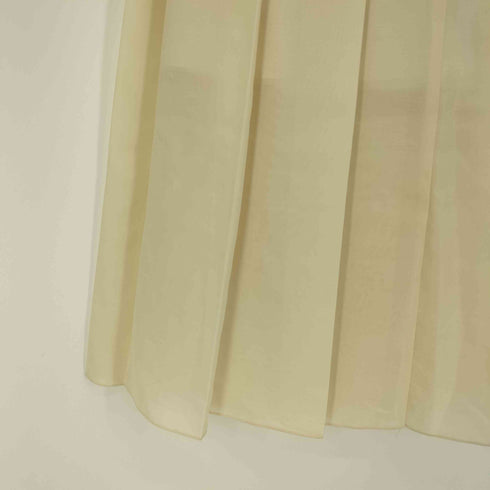 アダムエロペ Adam et Rope 25SS シアーオーガンジープリーツスカート レディース JPN:36