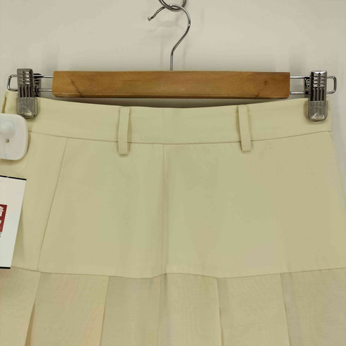 アダムエロペ Adam et Rope 25SS シアーオーガンジープリーツスカート レディース JPN:36