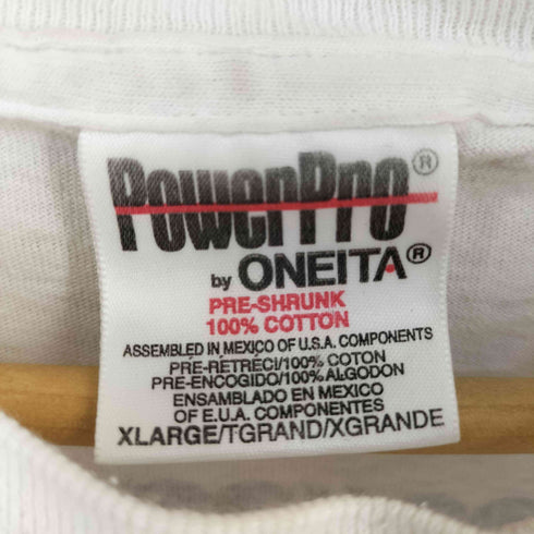 オニータ ONEITA 90S Power Pro プリントTシャツ メンズ import:XL