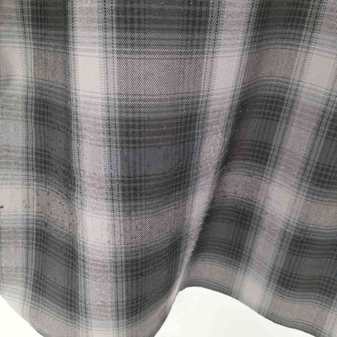 クレイル CLEL TR Loose Half Sleeve Regular Collor Shirt TR ルーズ半袖 レギュラーカラー シャツ オンブレチェック メンズ JPN:XS