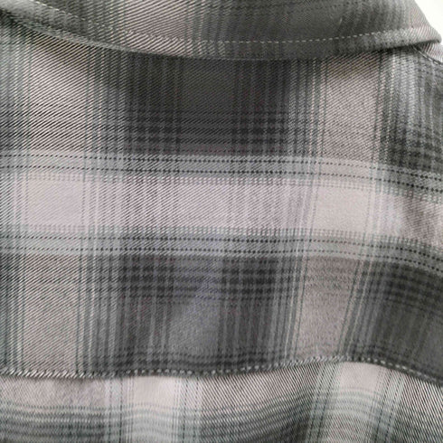 クレイル CLEL TR Loose Half Sleeve Regular Collor Shirt TR ルーズ半袖 レギュラーカラー シャツ オンブレチェック メンズ JPN:XS